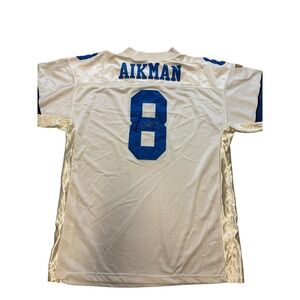 Vintage 90s Wilson Troy Aikman Dallas Cowboys Signed Jersey Mens Sz 56 Autograph